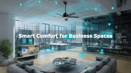 Последние новости компании о Как умные потолочные вентиляторы совершают революцию в жилых и коммерческих помещениях