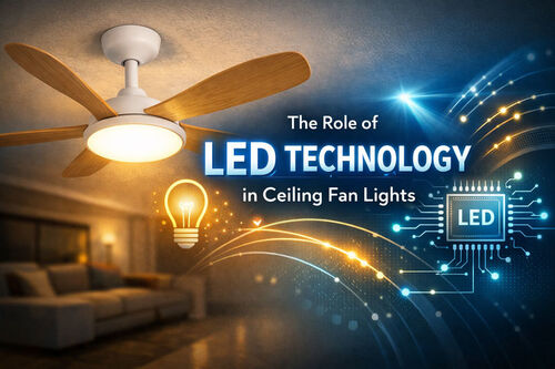 Последние блоги о компании Роль светодиодной технологии в светильниках потолочных вентиляторов