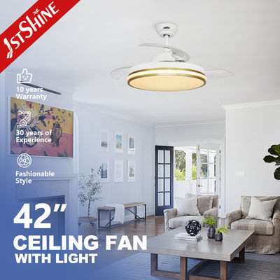 Купить 110-240V/50Hz-60Hz Домашний гостиничный офис светодиодный потолочный вентилятор со светом и выдвижными лезвиями Производство в сети