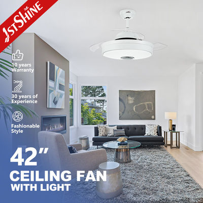 Купить Wi-Fi Control 6 скоростей 35W выдвижной фан свет с скрытым лезвием Производство в сети