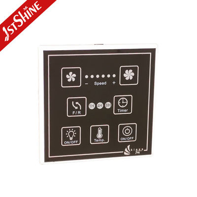 Хорошая цена 110V 120V 220V 240V постоянный двигатель 6 скоростей потолочный вентилятор Стенный контроль для белого OEM от 1stshine онлайн