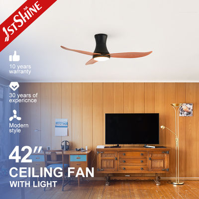 Хорошая цена OEM низкопрофильный потолочный вентилятор со светом и дистанционным управлением 1stshine LED Smart Control онлайн