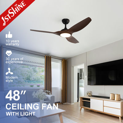 Хорошая цена Декоративный 48 дюймовый пластиковый потолочный вентилятор Внутренний современный двигатель постоянного тока онлайн