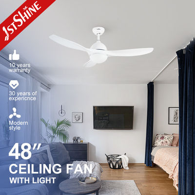 Сертификат CCC 1stshine Белый 220V постоянный двигатель 5 скоростей дистанционного управления светодиодный потолочный вентилятор для домашнего офиса