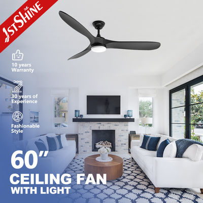Светодиодный потолочный вентилятор со светом 1stshine Indoor Black Solid Wood DC Quiet Motor Remote