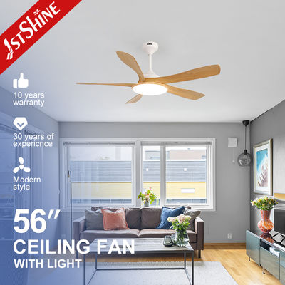 Хорошая цена 56-Inch Ceiling Fan with LED Light – DC Motor, 5 Blades, Acrylic Lampshade онлайн