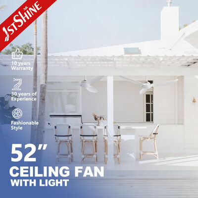 Хорошая цена 52-дюймовый современный настраиваемый потолочный вентилятор в стиле макарон с подсветкой и интеллектуальным управлением для низких потолков онлайн